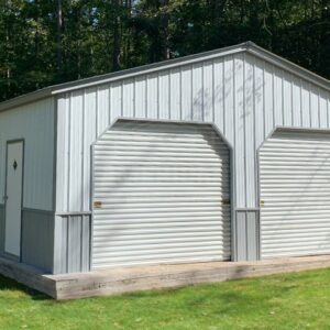 24x30x9 verticle roof metal garage