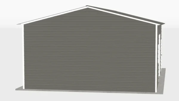 20x30x10 Side Entry Metal Garage - Image 4