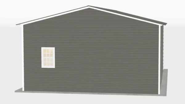 20x30x10 Side Entry Metal Garage - Image 2