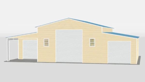 24x35x13 Vertical Roof Metal Barn - Image 5