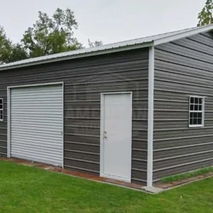 20x30x10 Side Entry Metal Garage