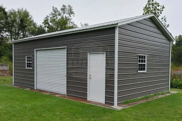 20x30x10 Side Entry Metal Garage