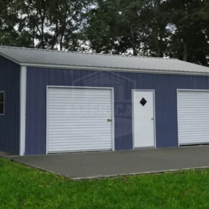 24x30x9 Vertical Roof Side-Entry Garage
