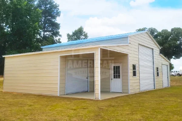 24x35x13 Vertical Roof Metal Barn