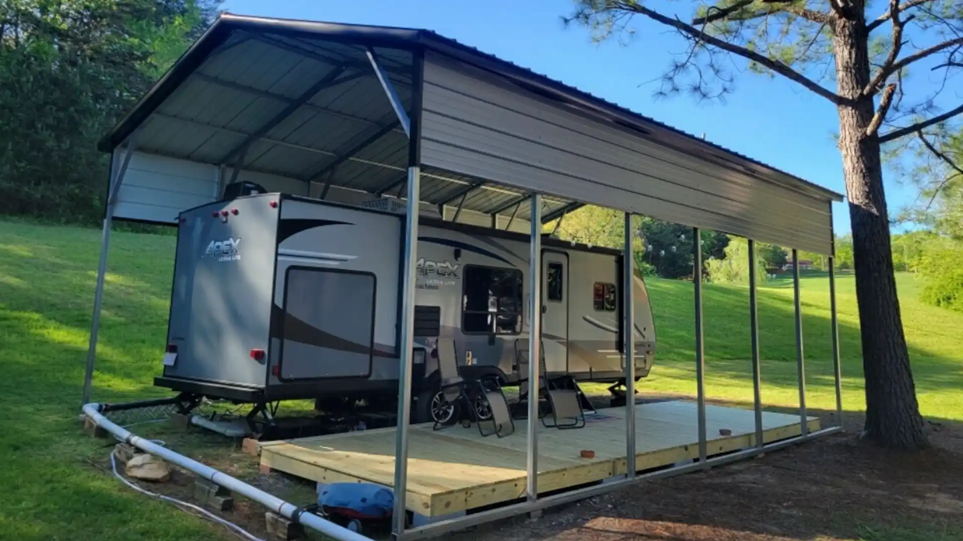 RV covers from American Metal Garages