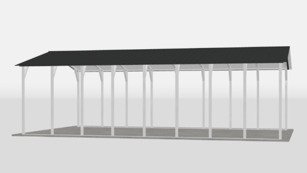 18x32x9_vertical_roof_metal_carport_left