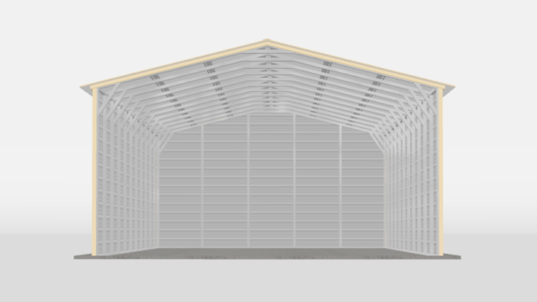 20x44x10_vertical_roof_enclosed_carport_front