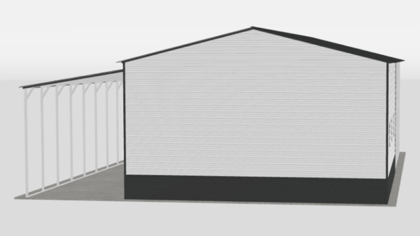 30x60x16_metal_garage_with_lean_to_back-2