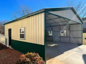 metal-2-car-carports-american-metal-garages