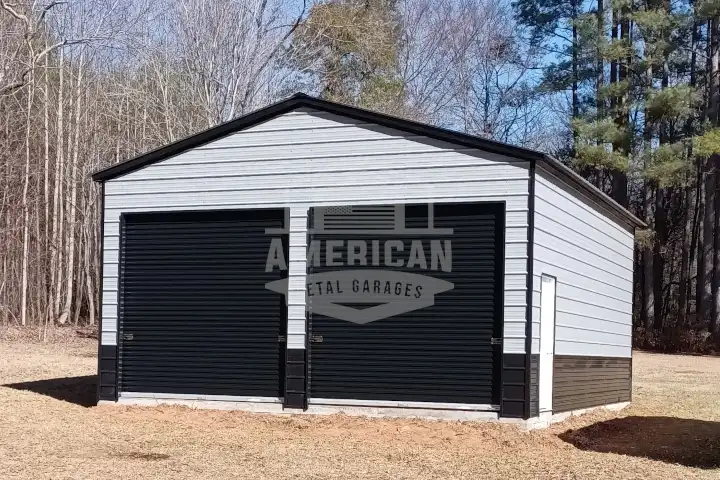 24x30x12 2 Car_Garage | metal garages for sale | steel garage installers near me