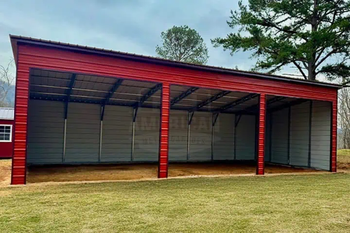 18x40x12 Free Standing Lean-to