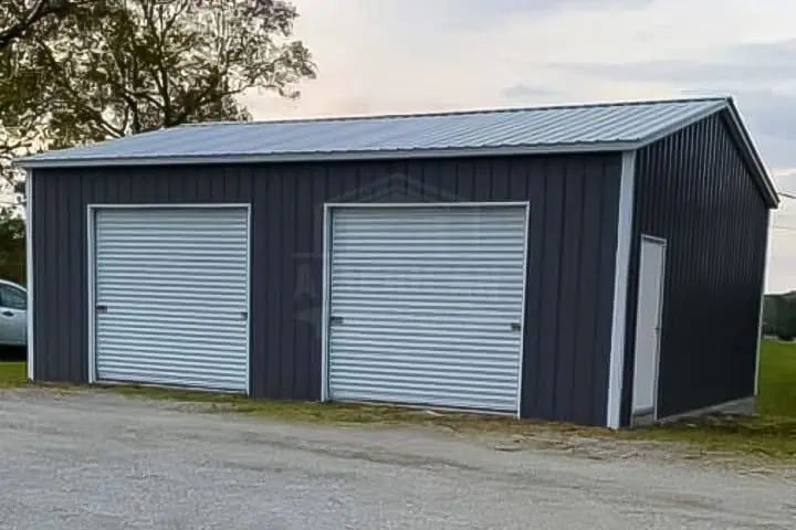 24x30x10 Side Entry Garage | Steel Garages