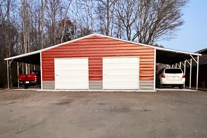 30x30x10 Triple Wide Garage