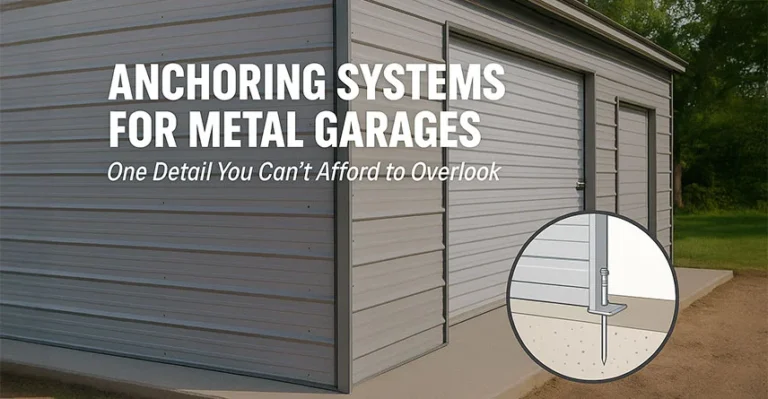 Anchoring Systems | metal garage anchors | Buy metal garages