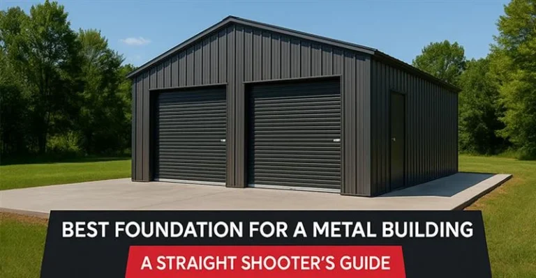 Best foundation for metal buildings