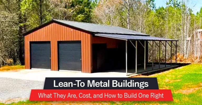 Lean-To-Metal-Buildings for sale
