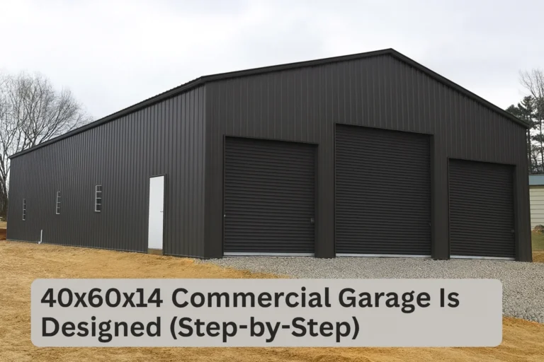 Customize a 40x60x14 Commercial Garage