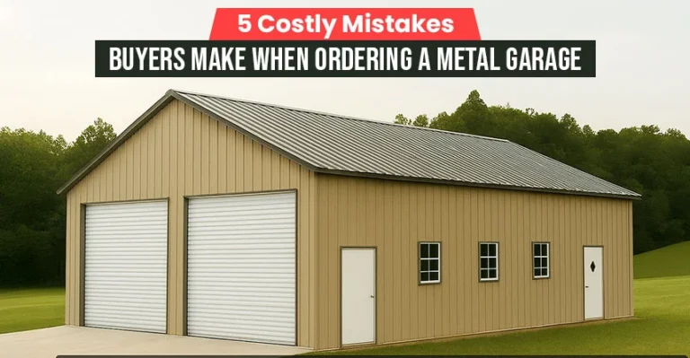 Costly Mistakes Buyers Make When Ordering a Metal Garage