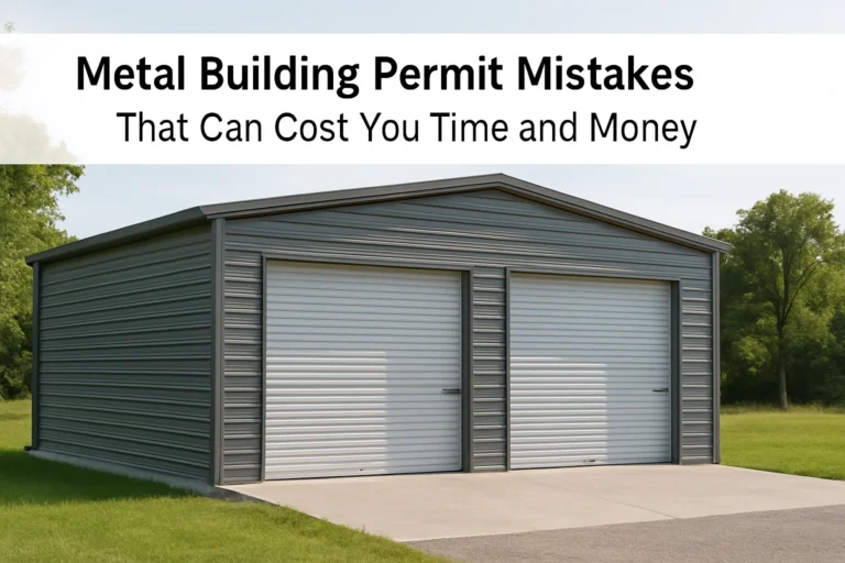 Metal Building Permit Mistakes That Can Cost You Time and Money