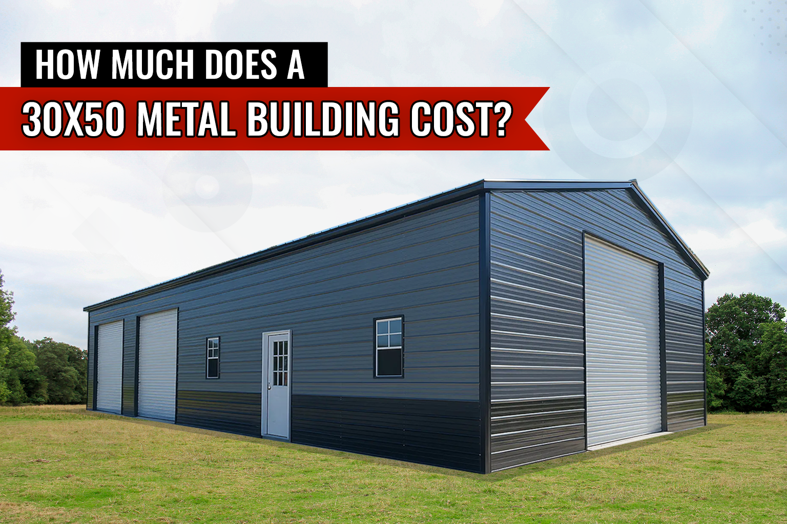 How much does a 30x50 metal building cost